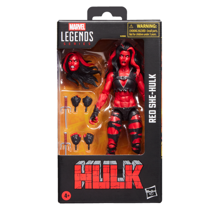 Figura Hulka Roja She-Hulk Marvel Legends 15cm HASBRO