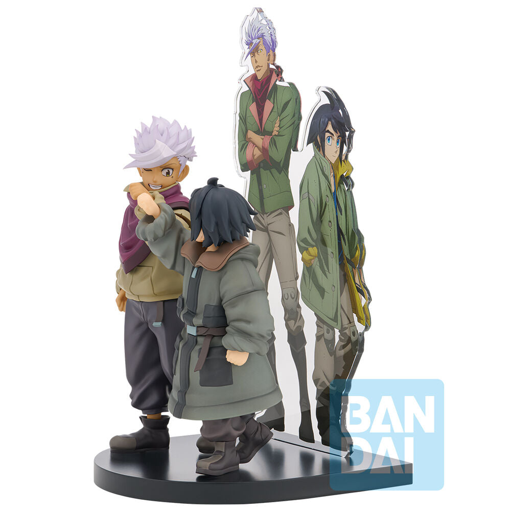 Figura Ichibansho Augus Mikazuki & Itsuka Orga Iron-Blooded Orphans Mobile Suit Gundam 18cm BANPRESTO