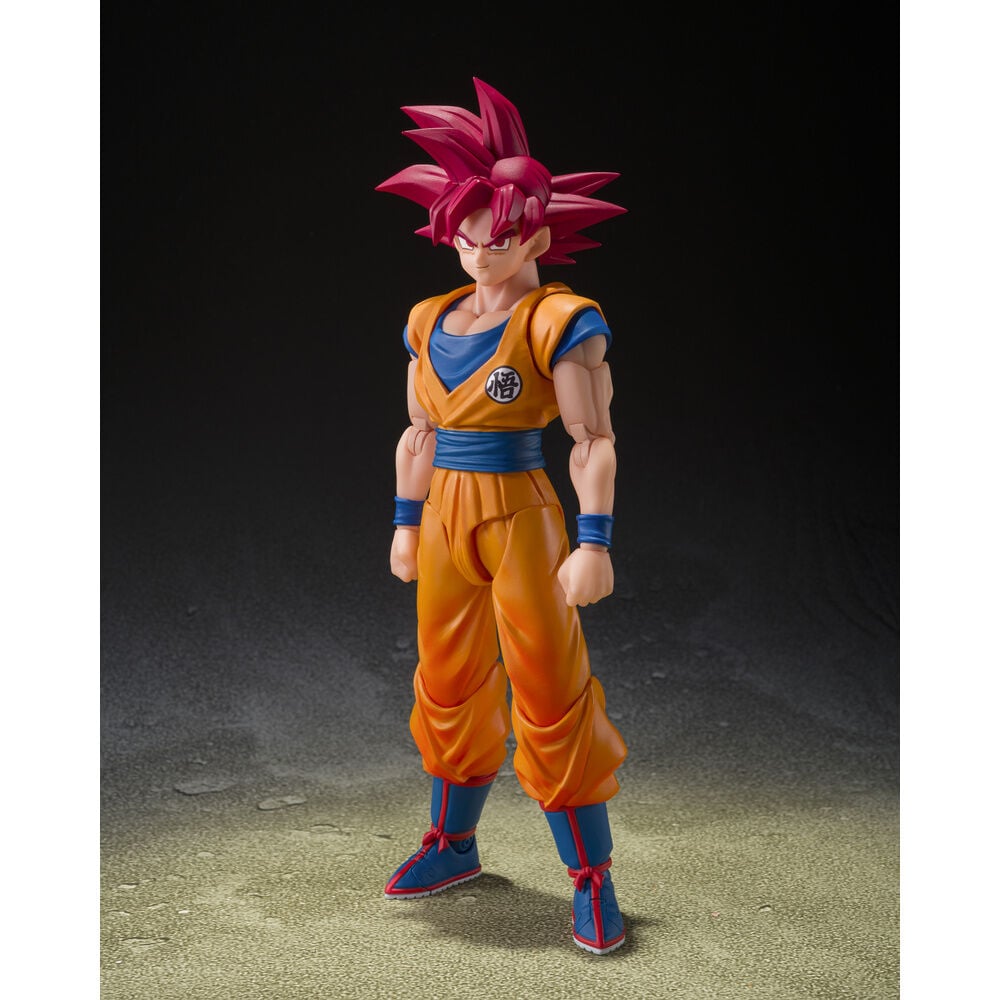 Figura S.H.Figuarts Super Saiyan God Son Goku God Aura Dragon Ball Super 14,5cm TAMASHII NATIONS