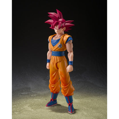 Figura S.H.Figuarts Super Saiyan God Son Goku God Aura Dragon Ball Super 14,5cm TAMASHII NATIONS