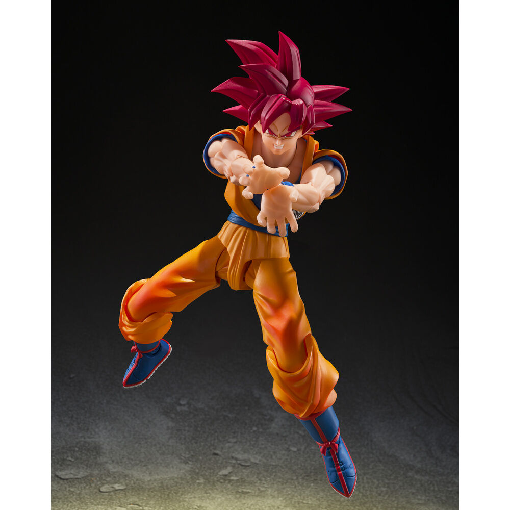 Figura S.H.Figuarts Super Saiyan God Son Goku God Aura Dragon Ball Super 14,5cm TAMASHII NATIONS