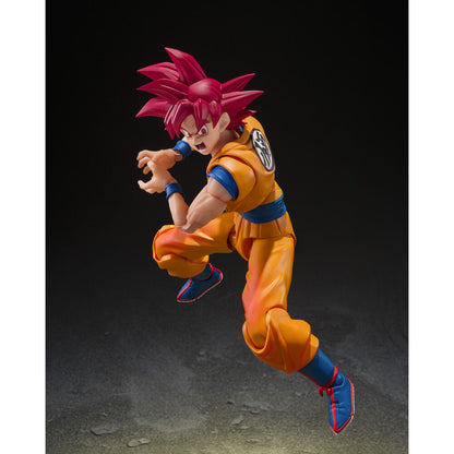 Figura S.H.Figuarts Super Saiyan God Son Goku God Aura Dragon Ball Super 14,5cm TAMASHII NATIONS