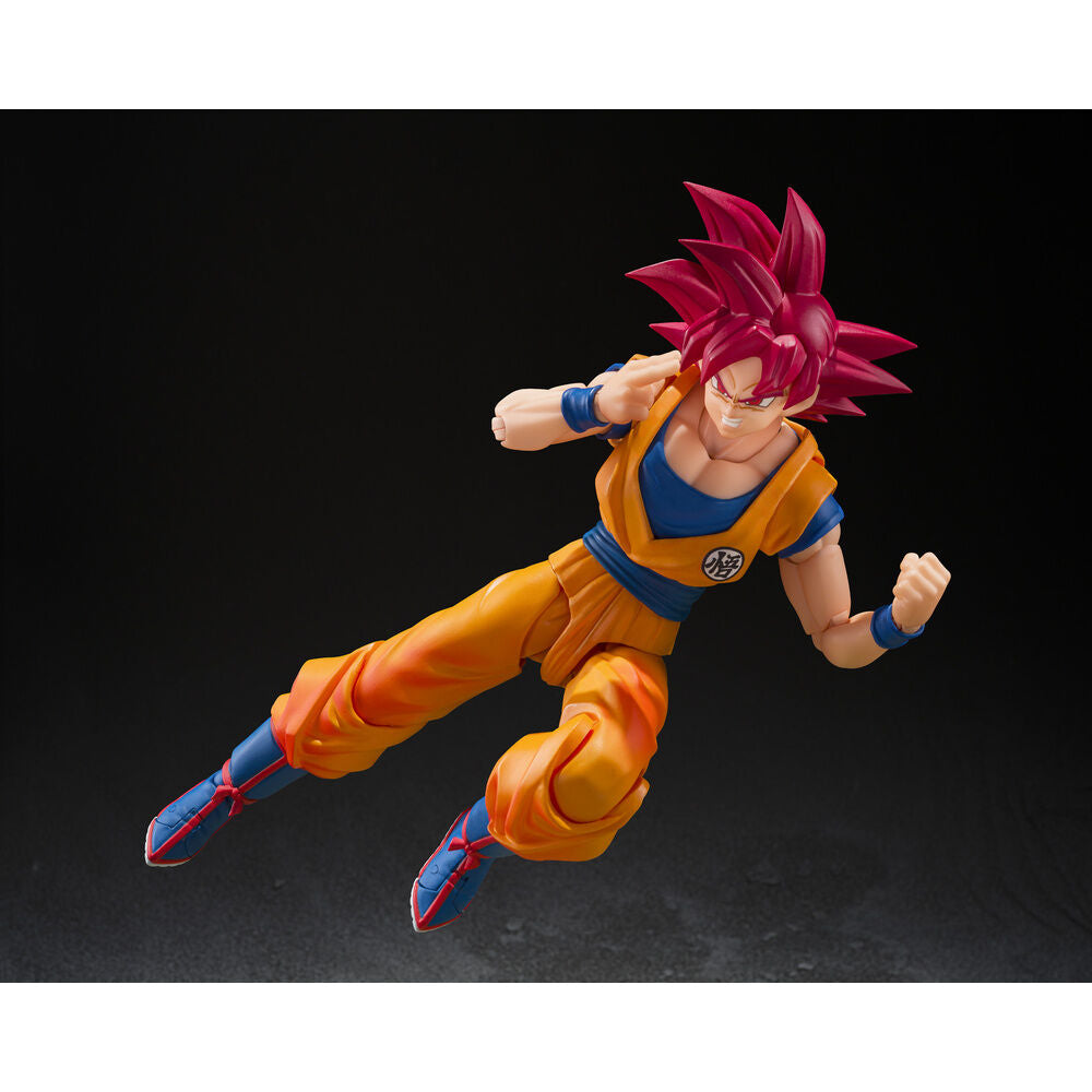 Figura S.H.Figuarts Super Saiyan God Son Goku God Aura Dragon Ball Super 14,5cm TAMASHII NATIONS