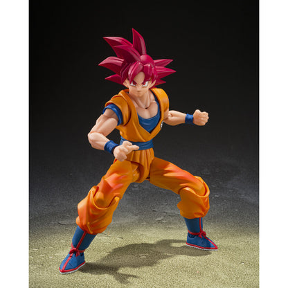 Figura S.H.Figuarts Super Saiyan God Son Goku God Aura Dragon Ball Super 14,5cm TAMASHII NATIONS
