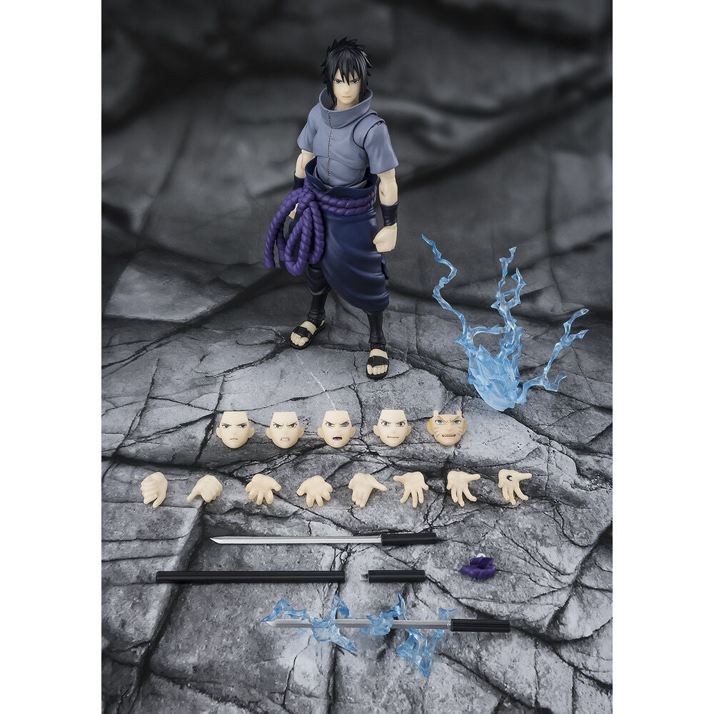 Figura S.H.Figuarts Sasuke Uchiha Solitary Shinobi Naruto Shippuden 14,5cm TAMASHII NATIONS