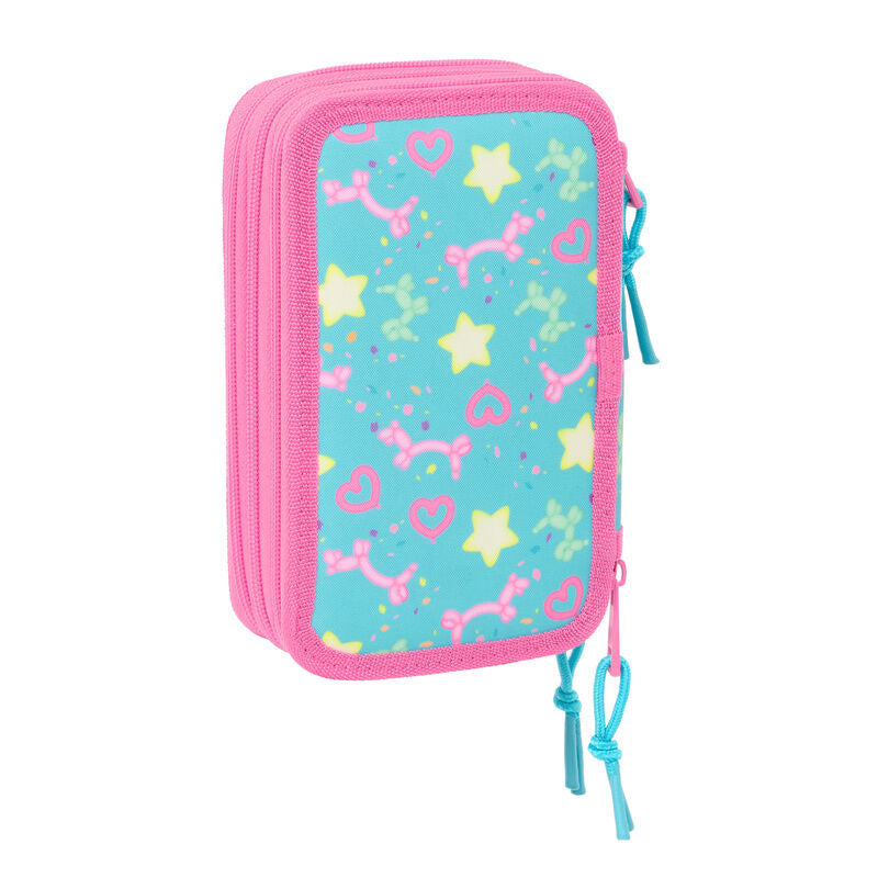 Plumier Confetti La Casa de Muñecas de Gabby triple 37pzs SAFTA