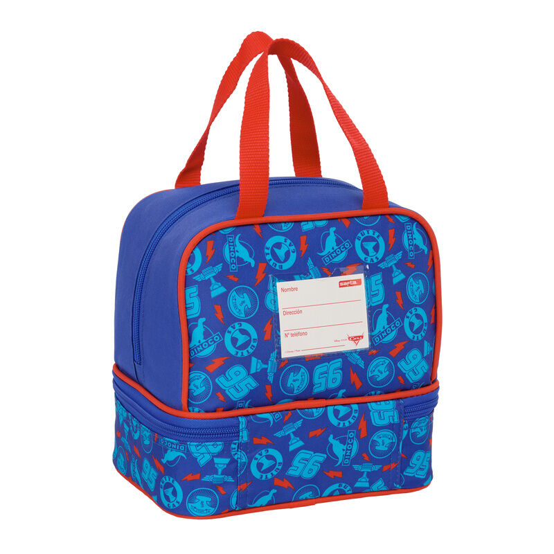 Bolsa portameriendas Cars Disney Pixar SAFTA