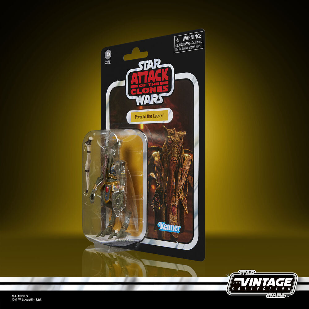 Figura Poggle the Lesser El Ataque de los Clones Star Wars 9,5cm HASBRO