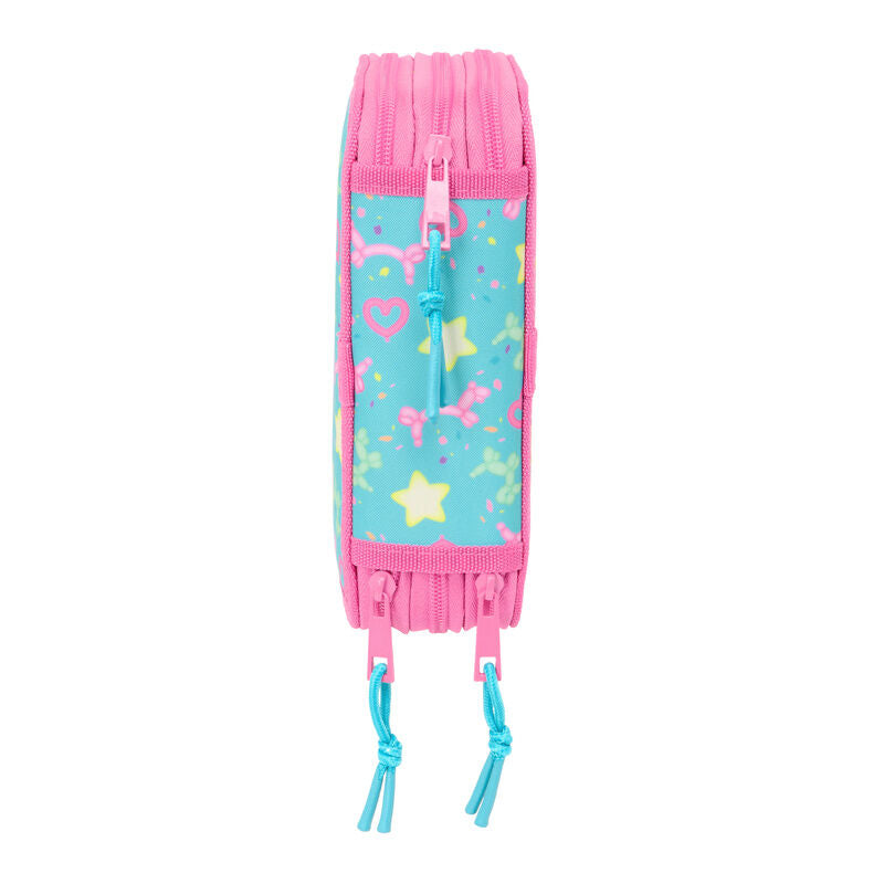 Plumier Confetti La Casa de Muñecas de Gabby triple 37pzs SAFTA