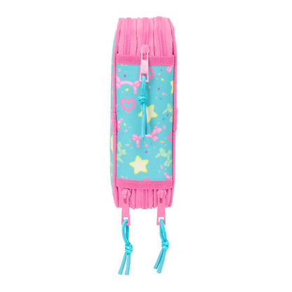 Plumier Confetti La Casa de Muñecas de Gabby triple 37pzs SAFTA