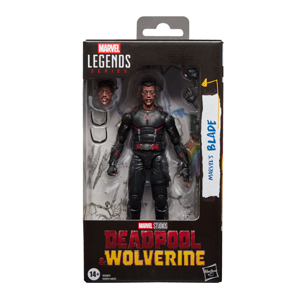 Figura Marvel's Blade Deadpool & Wolverine Marvel Legends Series 15cm HASBRO