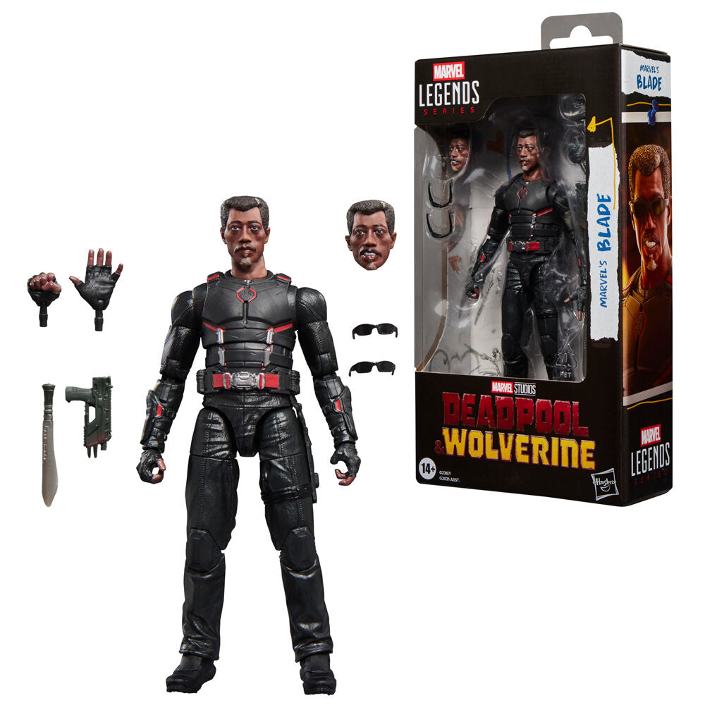 Figura Marvel's Blade Deadpool & Wolverine Marvel Legends Series 15cm HASBRO