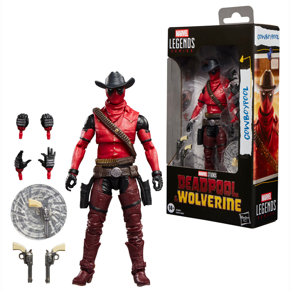 Figura Cowboypool Deadpool & Wolverine Marvel Legends Series 15cm HASBRO