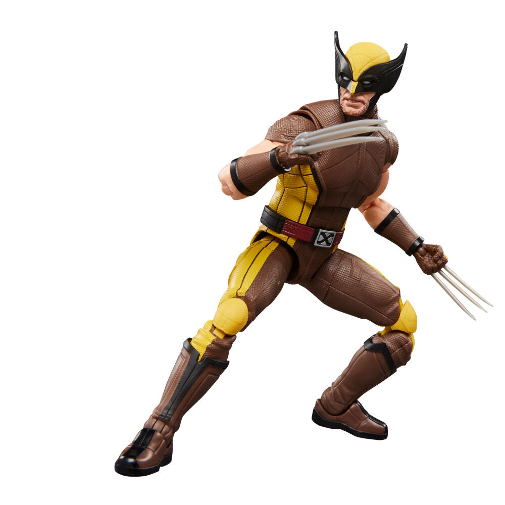 Figura Wolverine Brown Suit Deadpool & Wolverine Marvel Legends Series 15cm HASBRO