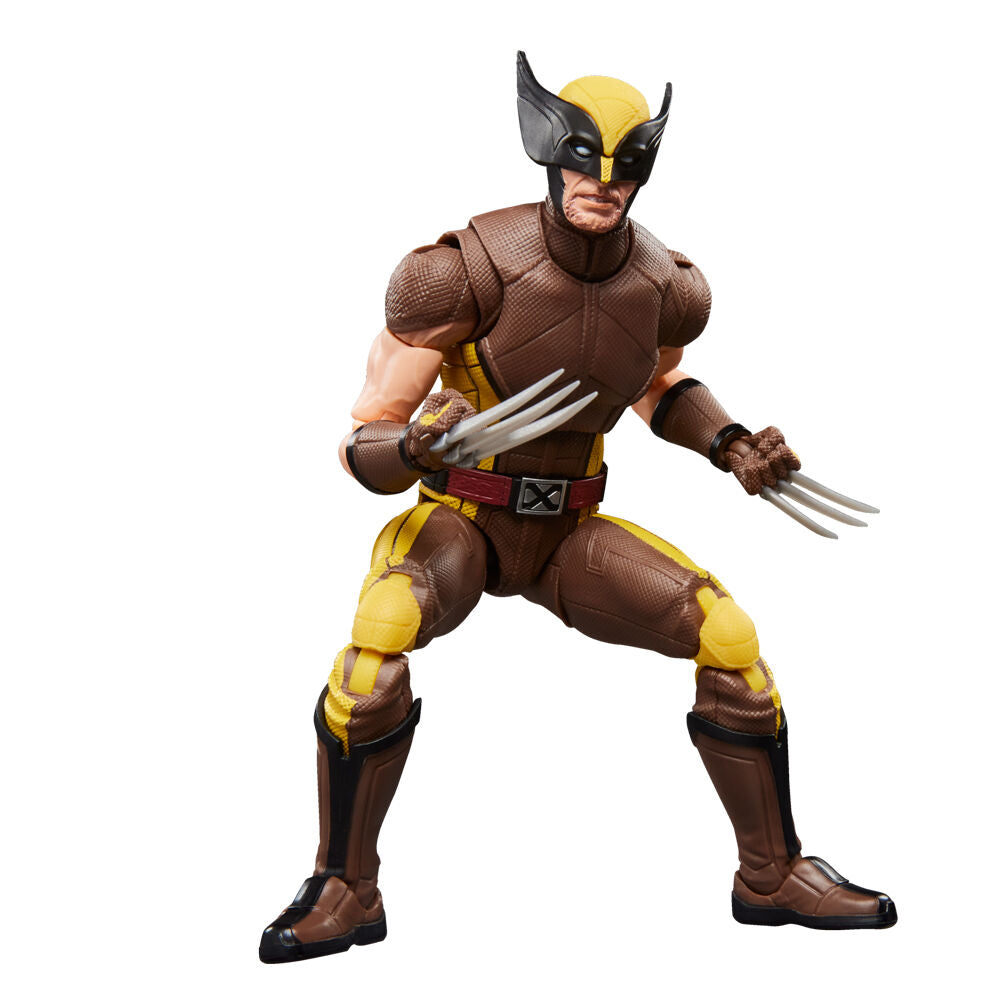 Figura Wolverine Brown Suit Deadpool & Wolverine Marvel Legends Series 15cm HASBRO
