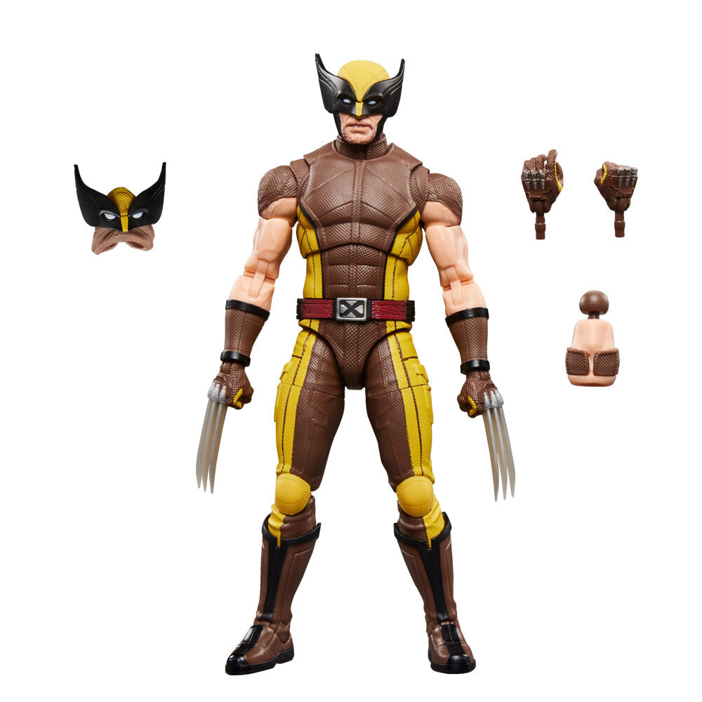 Figura Wolverine Brown Suit Deadpool & Wolverine Marvel Legends Series 15cm HASBRO