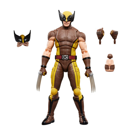 Figura Wolverine Brown Suit Deadpool & Wolverine Marvel Legends Series 15cm HASBRO
