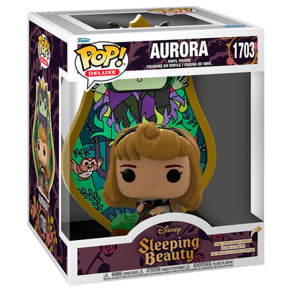 Figura POP Deluxe Disney La Bella Durmiente Aurora Maleficent Stained Glass FUNKO