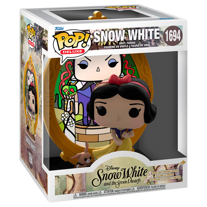 Figura POP Deluxe Disney Snow White Blancanieves Evil Queen Stained Glass FUNKO