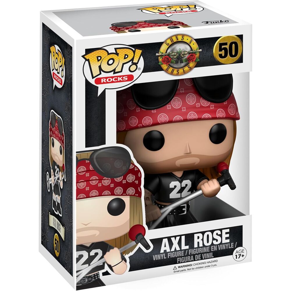 Figura POP Rocks Guns Roses Axl Rose FUNKO
