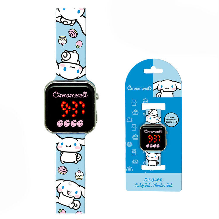 Reloj LED Cinnamoroll Hello Kitty KIDS LICENSING