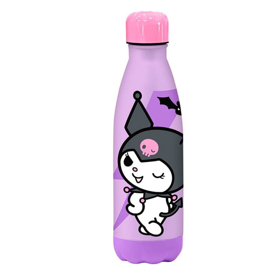 Botella acero inoxidable Kuromi Hello Kitty 500ml KIDS LICENSING