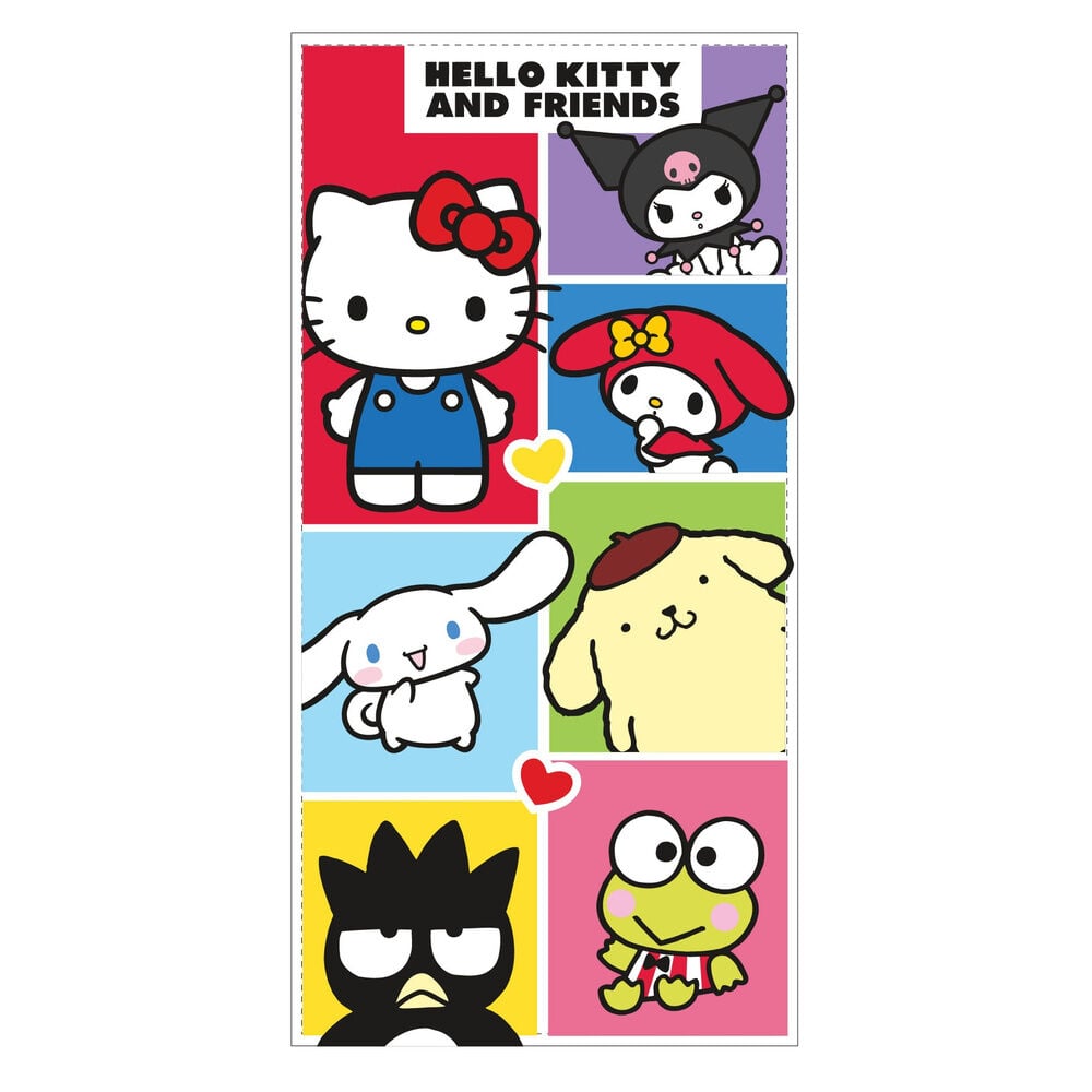 Toalla Hello Kitty and Friends microfibra SANRIO