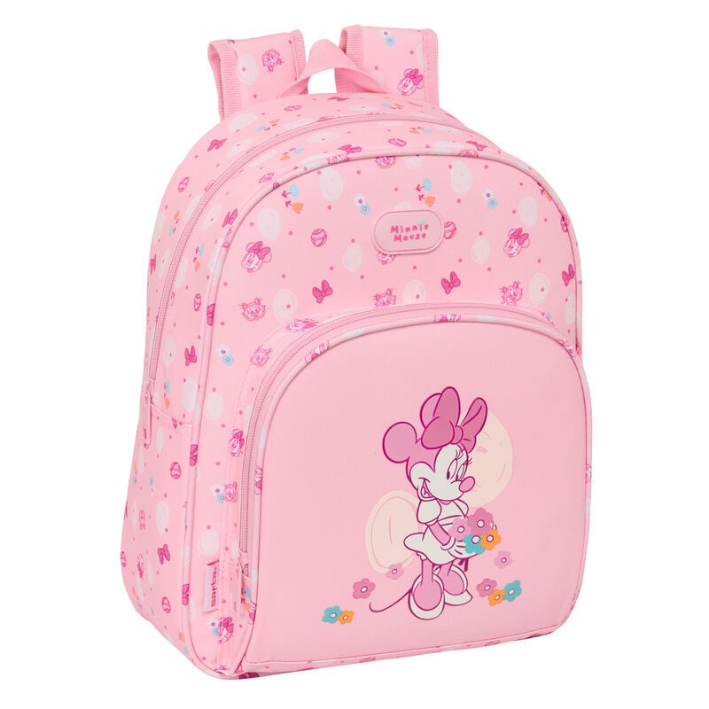 Mochila Baby Minnie Disney 34cm adaptable SAFTA