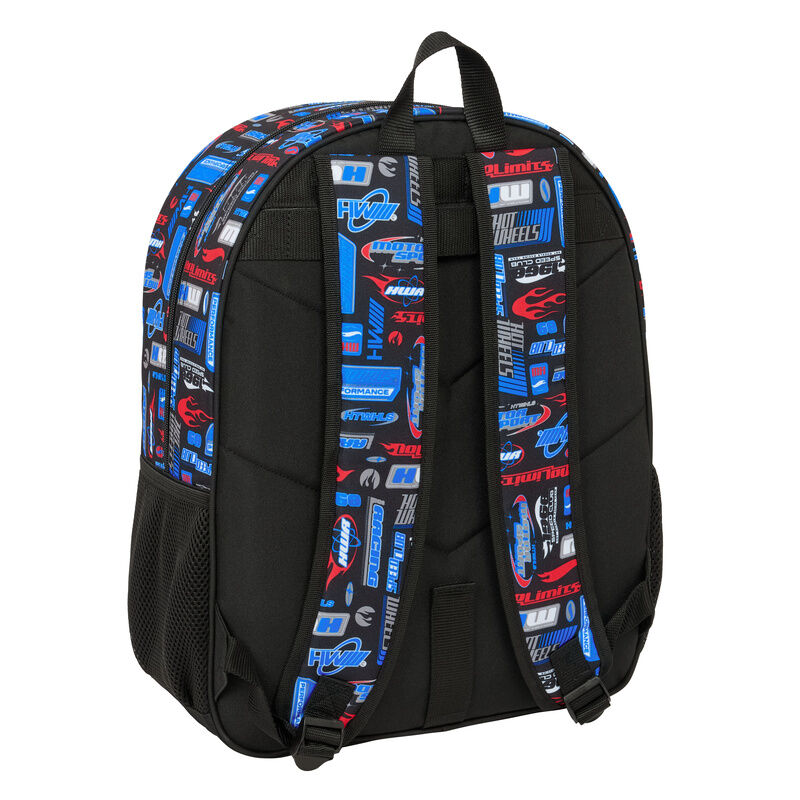 Mochila Hot Wheels 42cm adaptable SAFTA