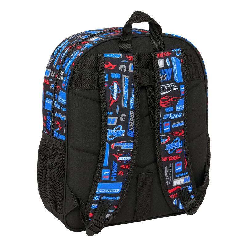 Mochila Hot Wheels 38cm adaptable SAFTA