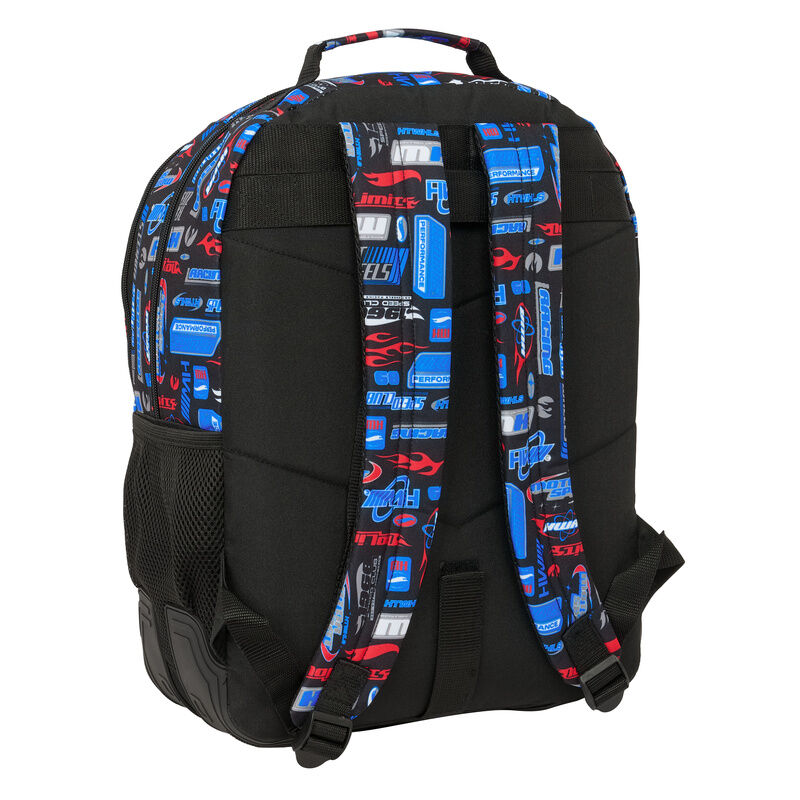 Mochila Hot Wheels 42cm adaptable SAFTA