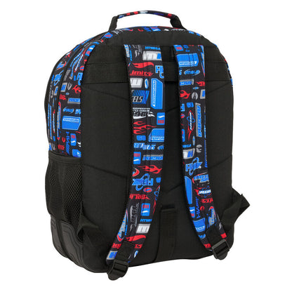 Mochila Hot Wheels 42cm adaptable SAFTA