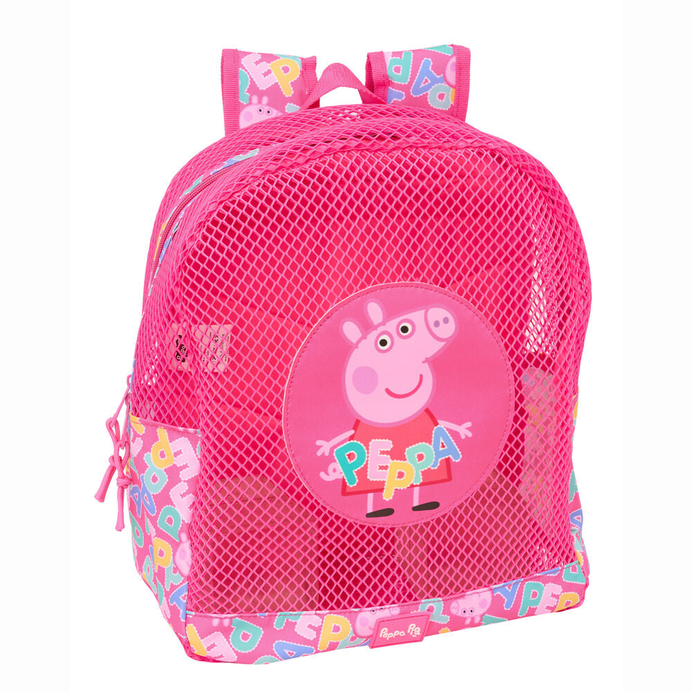 Mochila anti arena Peppa Pig 30cm SAFTA