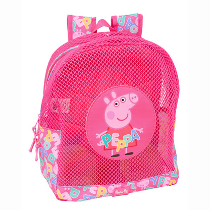 Mochila anti arena Peppa Pig 30cm SAFTA