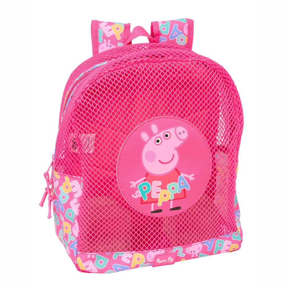 Mochila anti arena Peppa Pig 30cm SAFTA