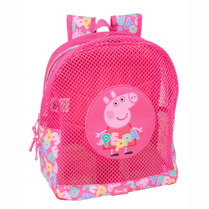 Mochila anti arena Peppa Pig 30cm SAFTA