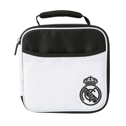 Bolsa porta alimentos termica + tupper + botella Real Madrid SAFTA