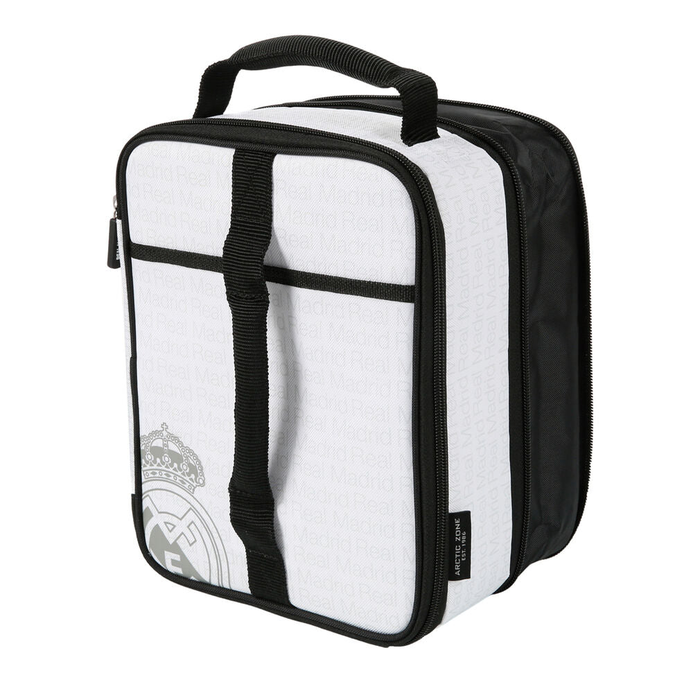 Bolsa porta alimentos termica + tupper Real Madrid