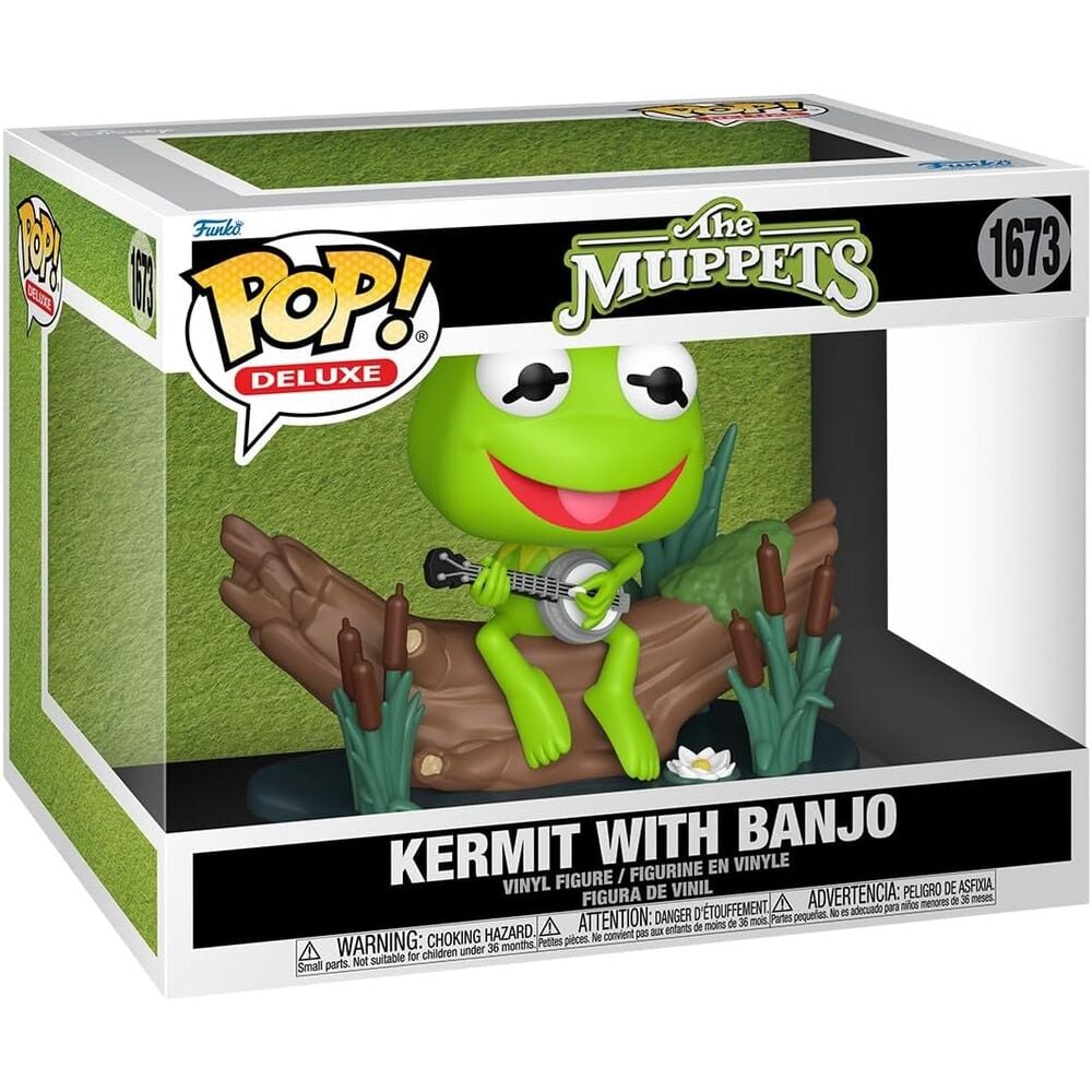 Figura POP Deluxe Los Teleñecos Kermit with Banjo FUNKO