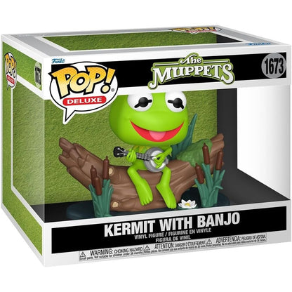 Figura POP Deluxe Los Teleñecos Kermit with Banjo FUNKO