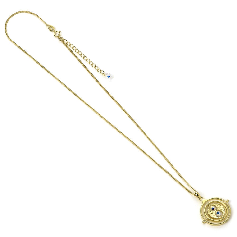 Colgante Giratiempos Harry Potter plata baño oro THE CARAT SHOP