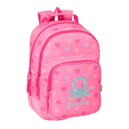 Mochila Heart Benetton 42cm adaptable