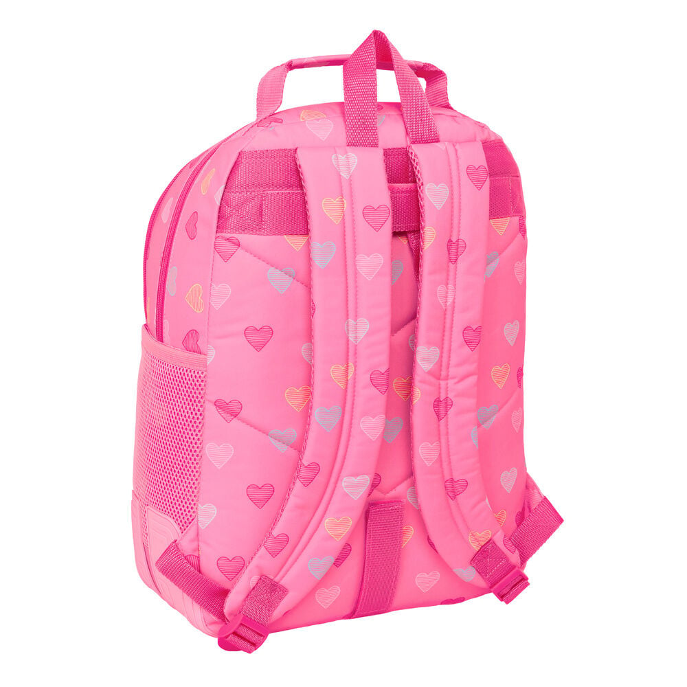 Mochila Heart Benetton 42cm adaptable SAFTA