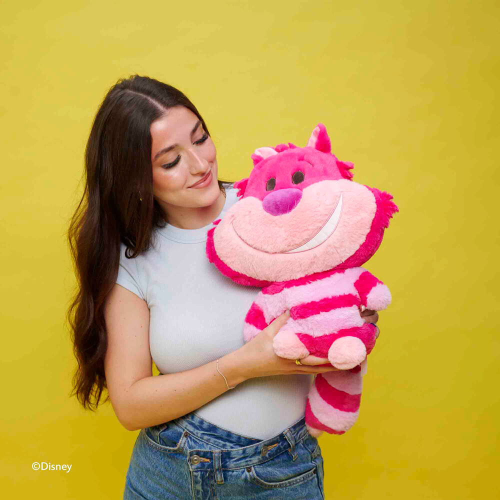 Peluche achuchable Cheshire Alicia en el Pais de las Maravillas Disney 35cm SIMBA