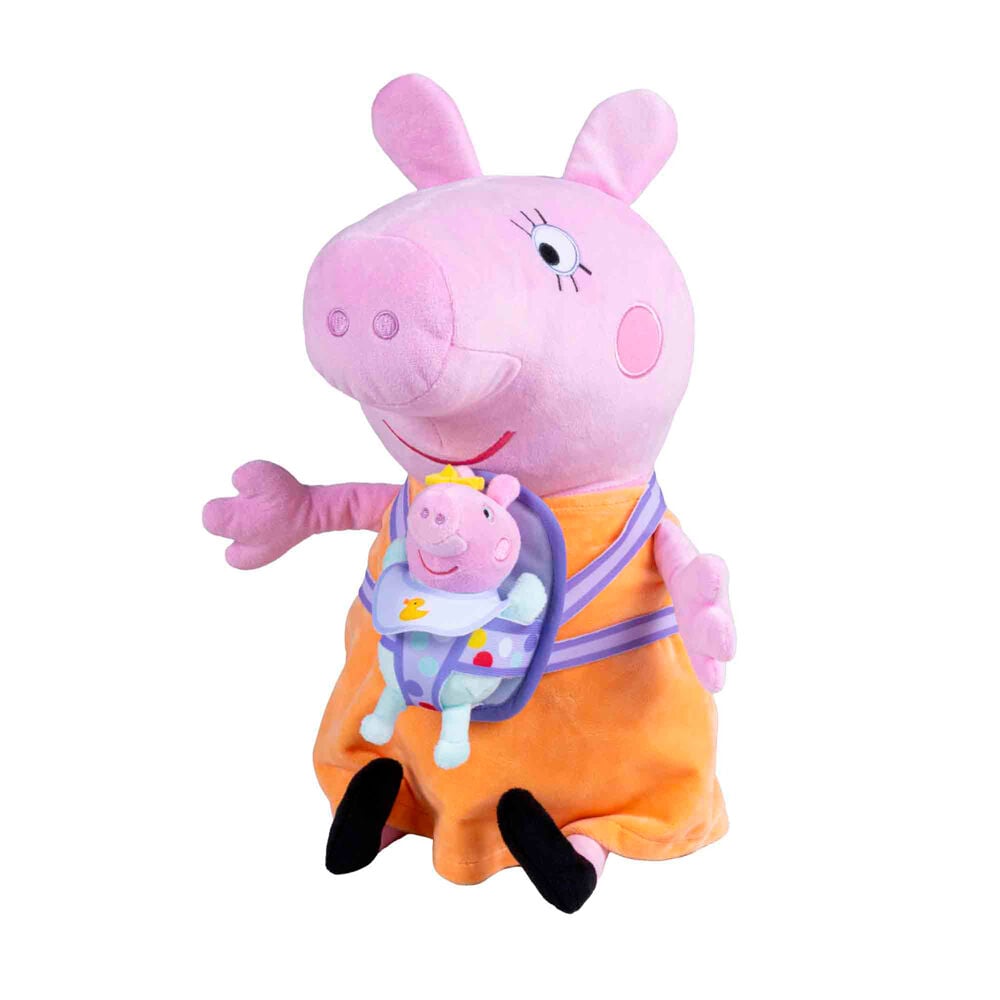 Peluche Mama Pig con Evie Peppa Pig 33cm SIMBA