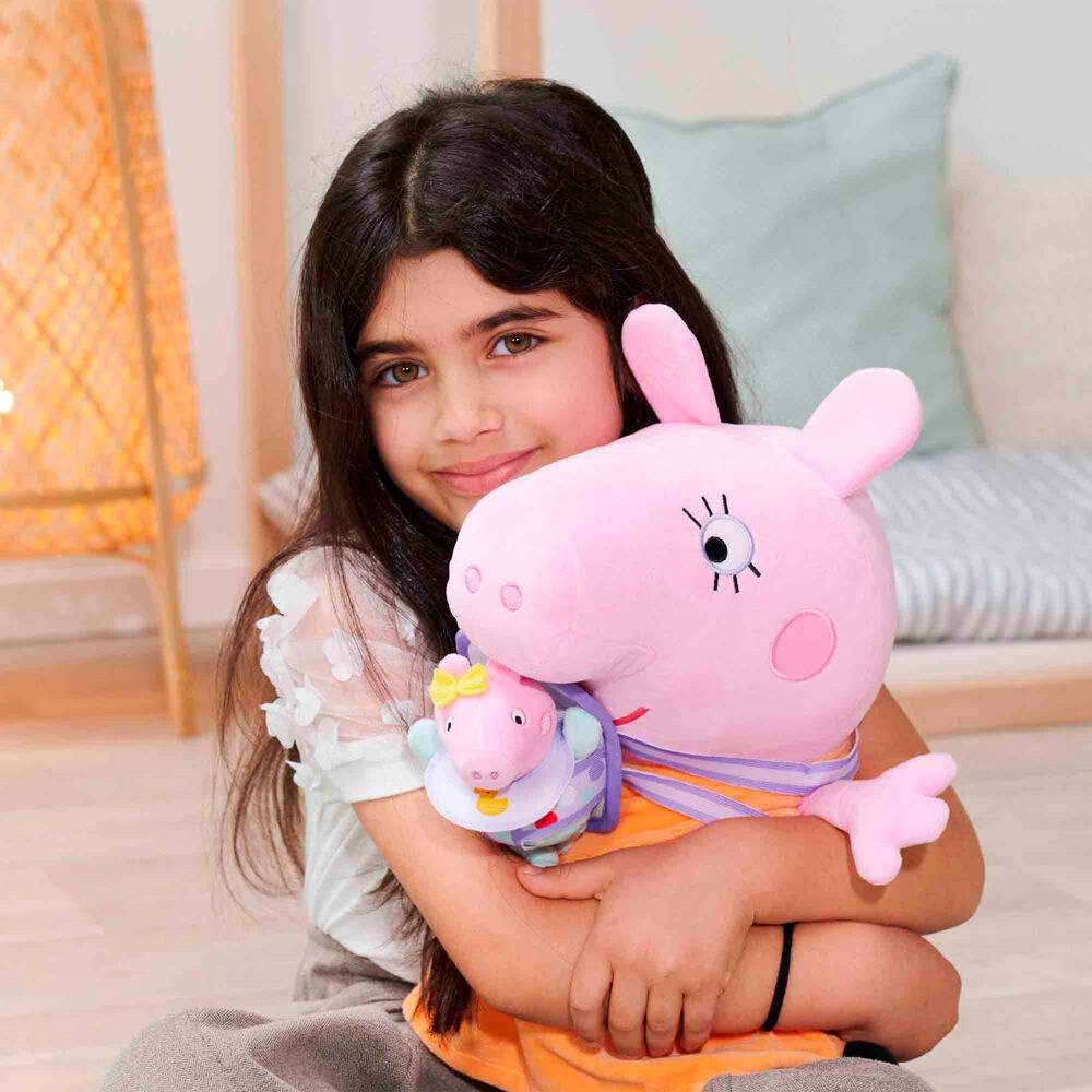 Peluche Mama Pig con Evie Peppa Pig 33cm SIMBA