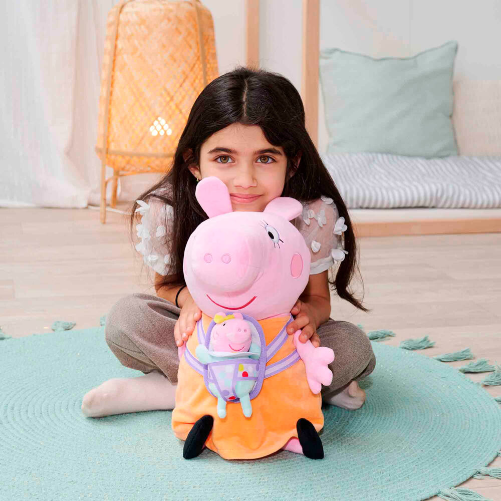 Peluche Mama Pig con Evie Peppa Pig 33cm SIMBA