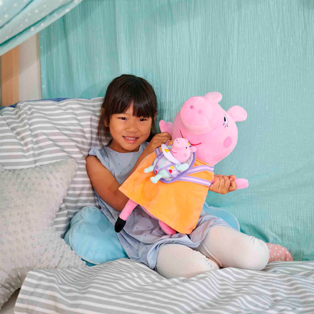 Peluche Mama Pig con Evie Peppa Pig 33cm SIMBA