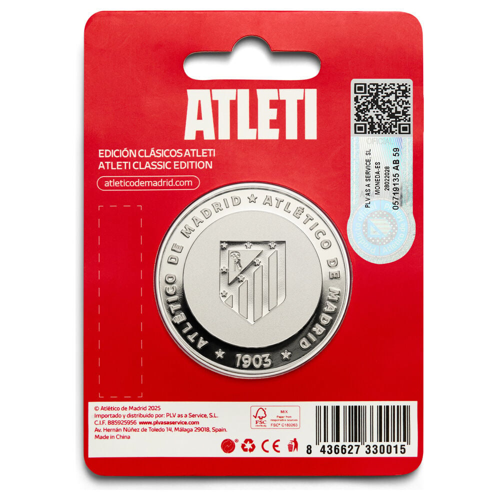Moneda Coraje y Corazon Atletico de Madrid MOCILAB
