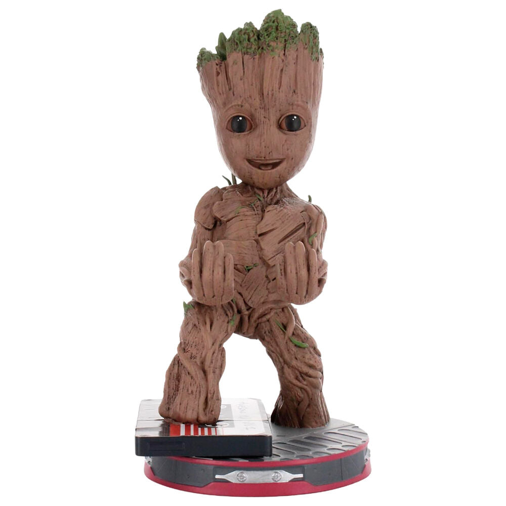 Cable Guy soporte sujecion Smiley Groot Guardianes de la Galaxia Marvel 20cm EXQUISITE GAMING